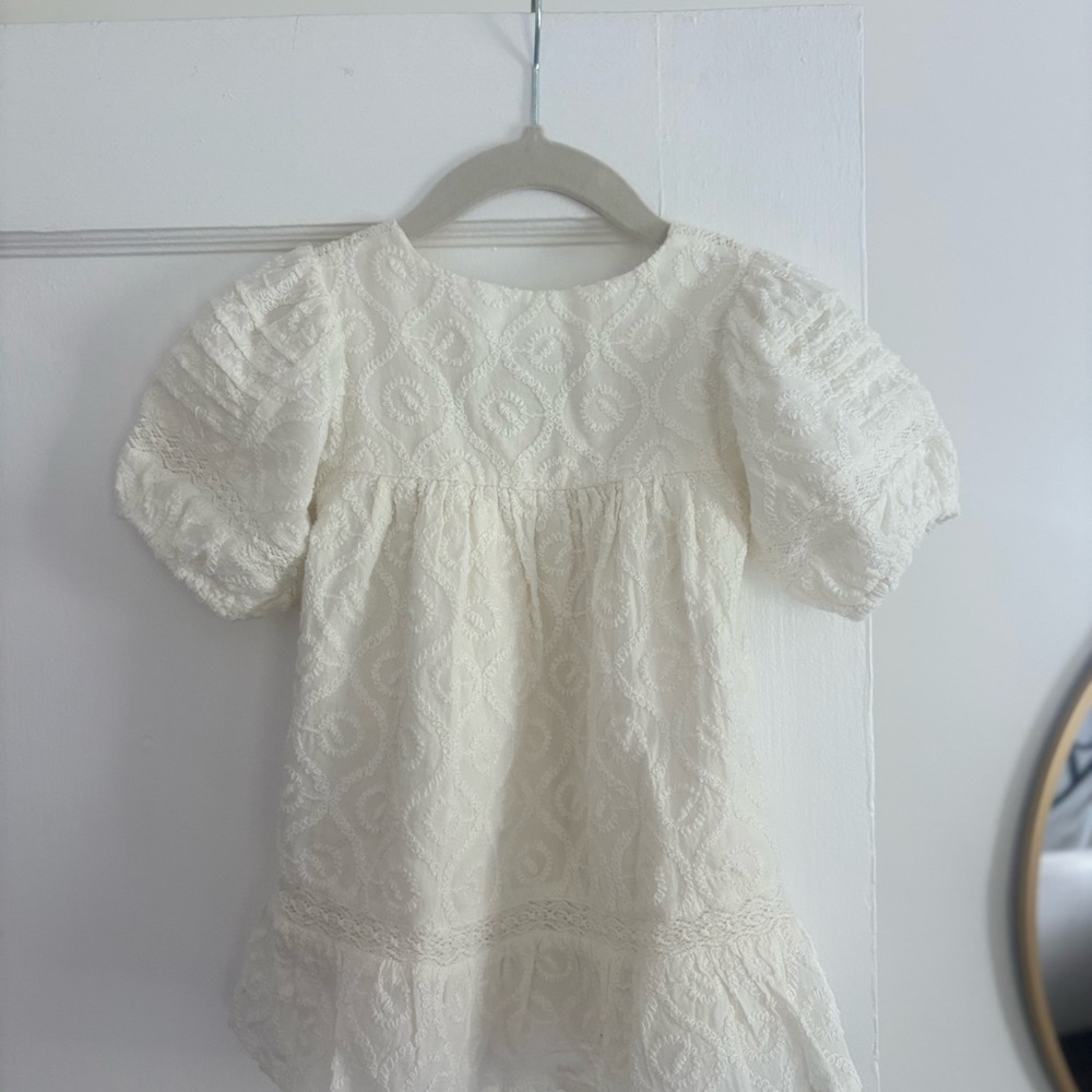 Zara White Lace Baby dress
